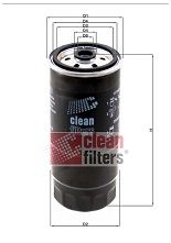 DN877 CLEAN FILTERS Топливный фильтр