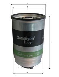 CE1996M SAMPIYON FILTER Топливный фильтр