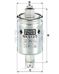 WK6123 MANN-FILTER Топливный фильтр