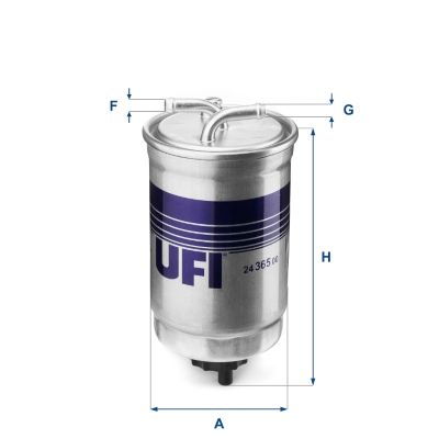 2436500 UFI Топливный фильтр