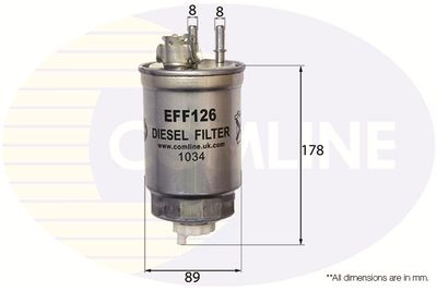 EFF126 COMLINE Топливный фильтр