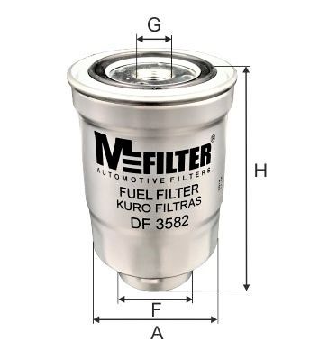 DF3582 MFILTER Топливный фильтр