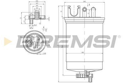 FE1310 BREMSI Топливный фильтр