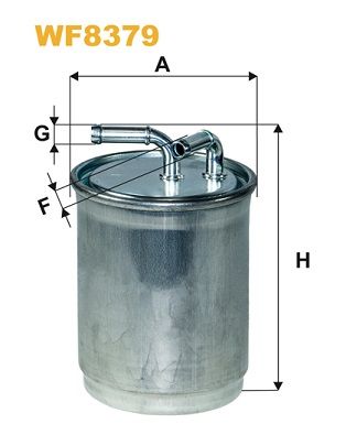 WF8379 WIX FILTERS Топливный фильтр