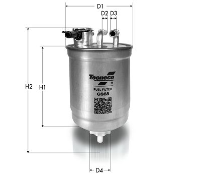 GS68 TECNECO FILTERS Топливный фильтр