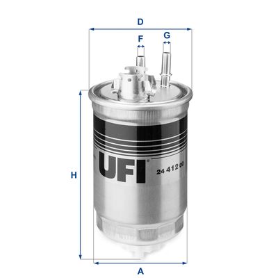 2441200 UFI Топливный фильтр
