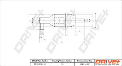 DP1110130151 Dr!ve+ Топливный фильтр