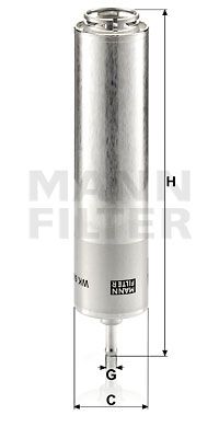 WK5001 MANN-FILTER Топливный фильтр