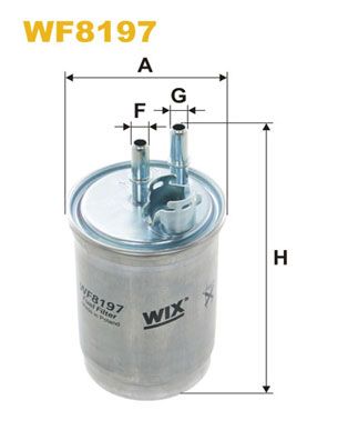 WF8197 WIX FILTERS Топливный фильтр