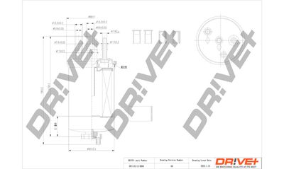 DP1110130264 Dr!ve+ Топливный фильтр