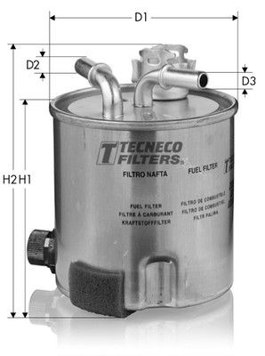 GS9206 TECNECO FILTERS Топливный фильтр