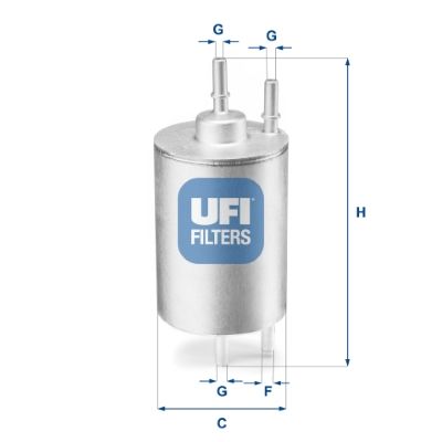 3195800 UFI Топливный фильтр