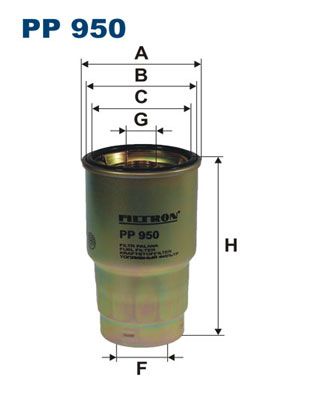 PP950 FILTRON Топливный фильтр