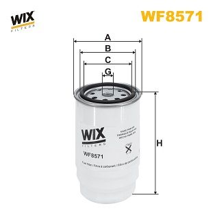 WF8571 WIX FILTERS Топливный фильтр