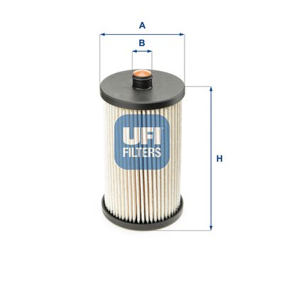 2601200 UFI Топливный фильтр