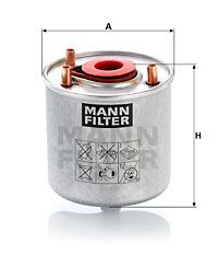 WK9046z MANN-FILTER Топливный фильтр