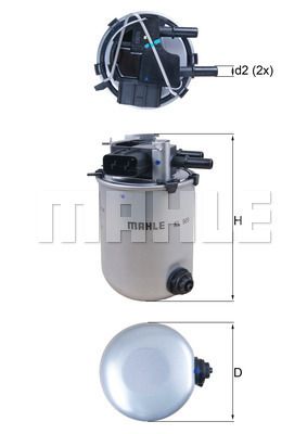 KL909 KNECHT Топливный фильтр