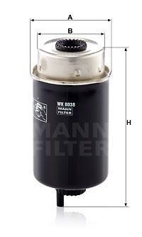 WK8038 MANN-FILTER Топливный фильтр