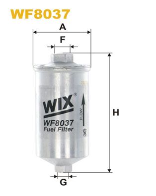 WF8037 WIX FILTERS Топливный фильтр
