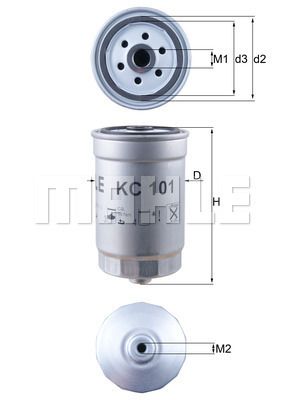 KC101 KNECHT Топливный фильтр