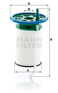 PU7015 MANN-FILTER Топливный фильтр