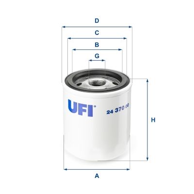 2437000 UFI Топливный фильтр