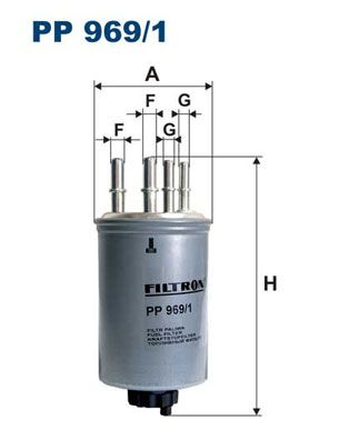 PP9691 FILTRON Топливный фильтр