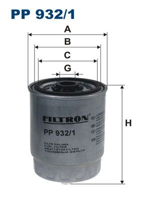 PP9321 FILTRON Топливный фильтр