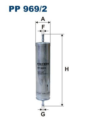 PP9692 FILTRON Топливный фильтр