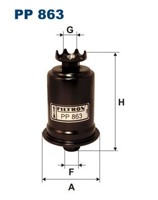 PP863 FILTRON Топливный фильтр