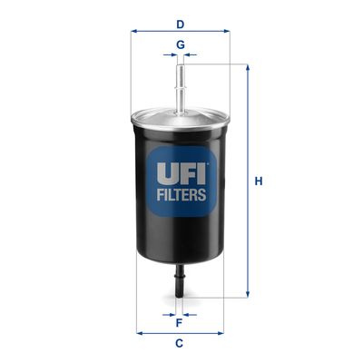 3174700 UFI Топливный фильтр