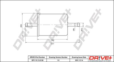DP1110130138 Dr!ve+ Топливный фильтр