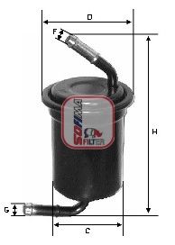 S1664B SOFIMA Топливный фильтр