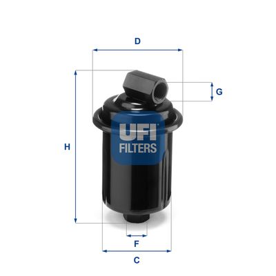 3174900 UFI Топливный фильтр