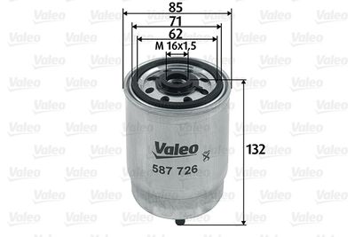 587726 VALEO Топливный фильтр