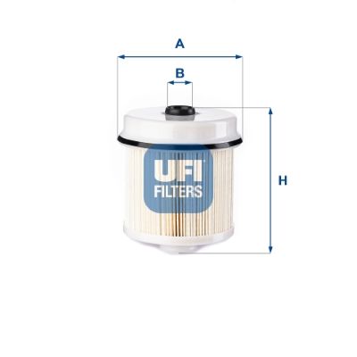 2613200 UFI Топливный фильтр