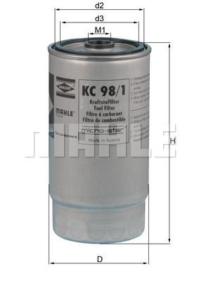 KC981 KNECHT Топливный фильтр