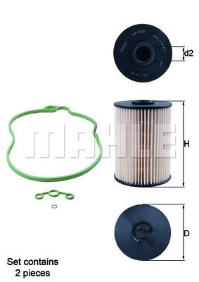 KX200DS KNECHT Топливный фильтр