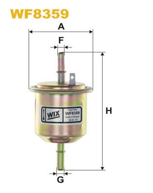 WF8359 WIX FILTERS Топливный фильтр