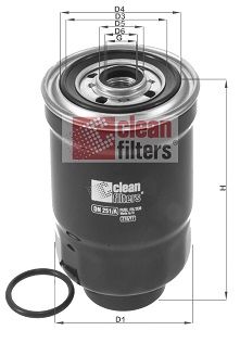 DN251A CLEAN FILTERS Топливный фильтр