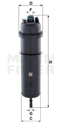 WK5017 MANN-FILTER Топливный фильтр
