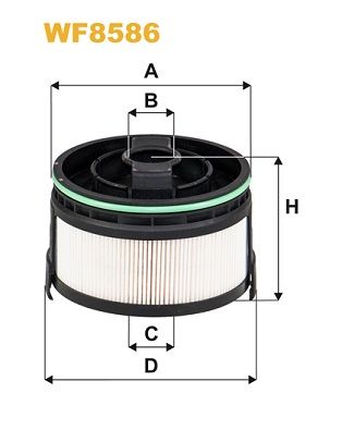 WF8586 WIX FILTERS Топливный фильтр