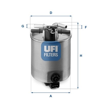 2402501 UFI Топливный фильтр