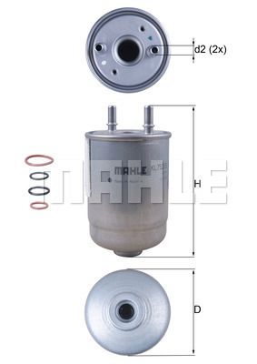 KL7525D KNECHT Топливный фильтр