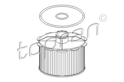 720949 TOPRAN Топливный фильтр
