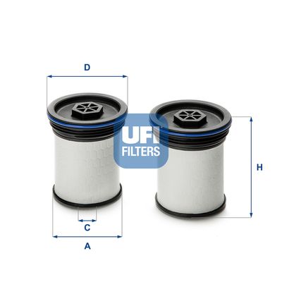 2604700 UFI Топливный фильтр