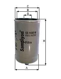 CS0185M SAMPIYON FILTER Топливный фильтр