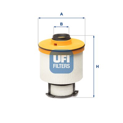2613900 UFI Топливный фильтр