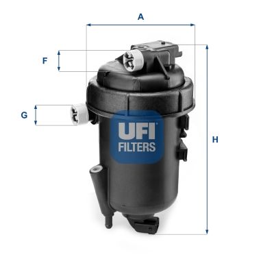 5517900 UFI Топливный фильтр