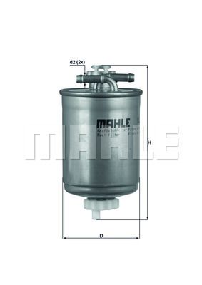 KL103 MAHLE Топливный фильтр